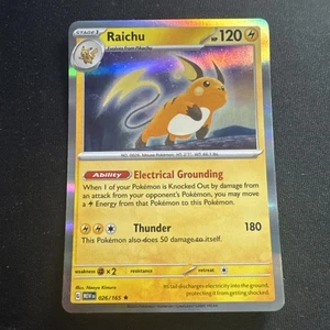 Raichu 026/165 Sv: Scarlet & Violet 151 Holo | NM - Picture 1 of 2