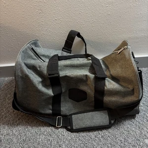 Ashbury by Spector & Co NBC Logo grau Seesack Reisetasche strapazierfähig SCHEINT NEU - Bild 1 von 9