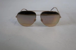 Authentic Christian Dior Split 1 Gold Frame Rose Gold Lenses Aviator Sunglasses - Picture 1 of 8