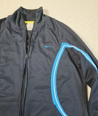 Nike Vintage Youth 14/16 Full Zip Jacket Dark Blue - Image 1 of 4
