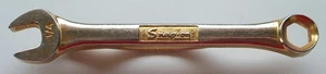 Vintage Snap-On Gold Tone 1/4 Inch Wrench Money Clip Tie Bar Tack 3" - Picture 1 of 3
