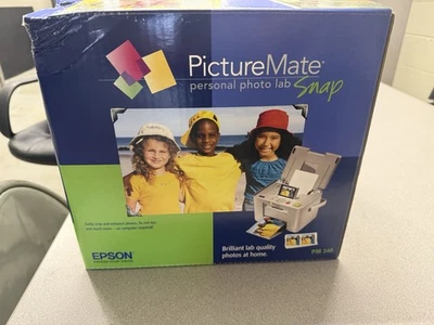 EPSON PictureMate PM240 Personal Photo Lab Snap Printer Digital Portable InkJet - Image 1 of 4