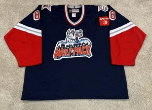 Camiseta deportiva Hartford Wolf Pack usada MIC AHL Throwback Specialty 56 - Imagen 1 de 10
