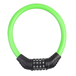 4 Contraseñas de Combinación Digital Ciclismo Seguridad, Bicicleta Bicicleta Cable Cadena Bloqueo  - Imagen 1 de 14