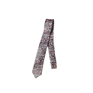Bespoke New York Black Floral Tie - Picture 1 of 2