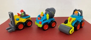 HuiLe Toys ☆ Construction Trucks ☆ Mini Vehicles Lot : Forklift, Cement Mixer + - Picture 1 of 7
