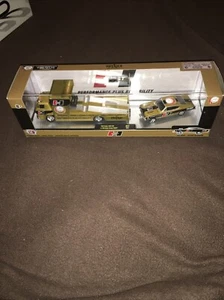 M2 Auto Haulers Hurst 1966 Dodge L600 & 1966 Charger Gold/Black NEW - Picture 1 of 8