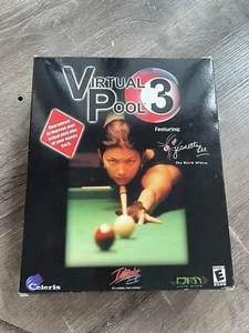 VIRTUAL POOL 3 CD ROM ft Jeanette Lee, Interplay,Celeris Inc, Complete Box, VGC - Picture 1 of 12