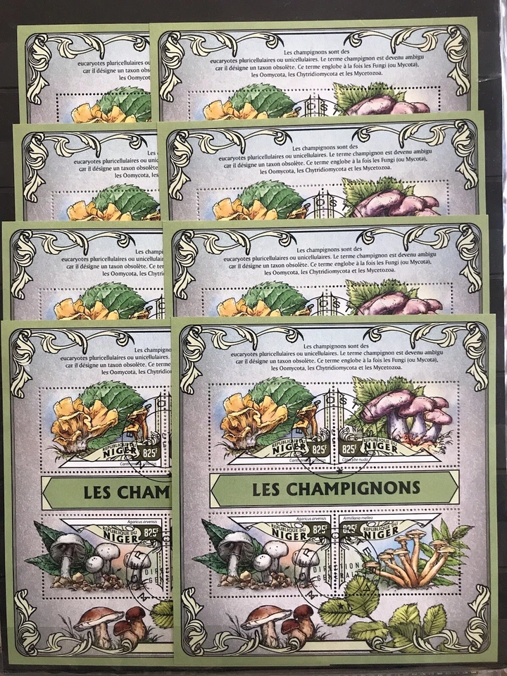 10x Mushrooms / Fungi / Nature - stamps - CTO - CB1 - Image 1 of 1