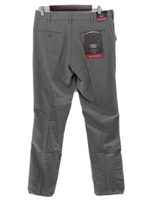 Van Heusen Flex3 Size 32 X 32 Slim Fit Dress Pants Mens Smoke Gray grey Stretch - Picture 1 of 8