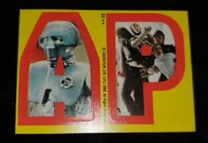 "Carta adesivo lettera STAR WARS: EMPIRE STRIKES BACK / 1980 Topps #22 - ""A"" & ""P" - Foto 1 di 2