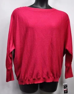 INC Woman Plus Size Sweater Radiance "Virtual Pink" Metallic Size 1X MSRP $70 - Picture 1 of 2