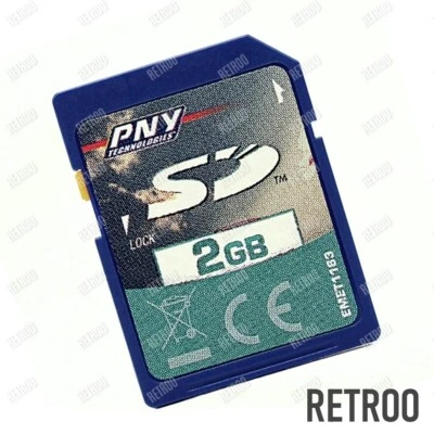 PNY SD 2GB Memory Card Secure Digital for Phones/Cameras/Camcorders EMET1163 - Image 1 of 2