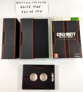 Xbox 360 BOITE VIDE PAS DE JEU Call of Duty Black Ops II Hardened Edition - Afbeelding 1 van 3