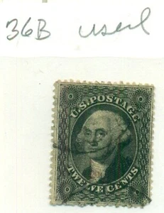 US #36B, usato, Scott $275,00 - Foto 1 di 1