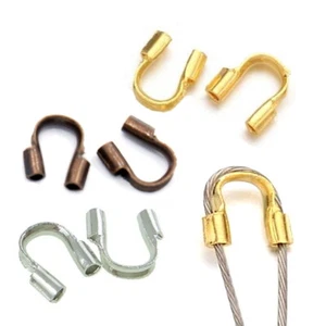 20 staffa metallica 5 mm staffa metallica staffa metallica Wire Guardian Gold argento scelte - Foto 1 di 4