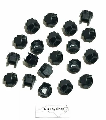 20 piezas raras de bloqueo de varilla negra K'NEX, varilla a conector estándar especialidad KNEX Foto 1 de 4