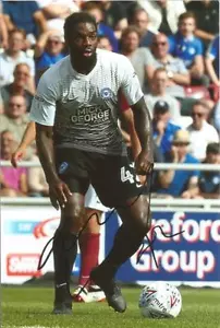 PETERBOROUGH: ANTHONY GRANT SIGNED 6x4 ACTION PHOTO+COA - Picture 1 of 1