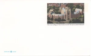 1997 US Postal Card - UX280 20c City College Of New York, Unused Vintage - Picture 1 of 1