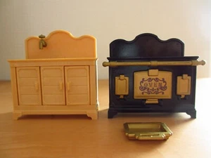 Sylvanian Families Vintage Urban Life Oven Set A-02 Calico Critters RARE - Picture 1 of 18