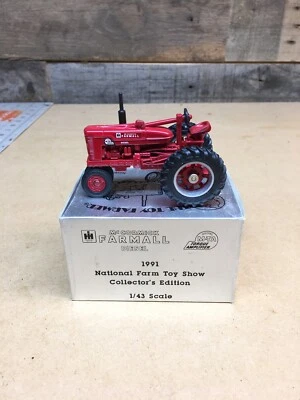 1/43 SCALE FARMALL M-TA DIESEL TRACTOR 1991 NATIONAL FARM TOY SHOW  - Image 1 of 2