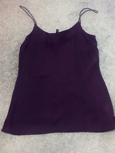 Theory Scoop Neck Camisole/Shell 100% Silk Spaghetti Straps Size P Dry Clean - Picture 1 of 3
