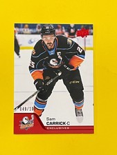 2020-21 Upper Deck AHL Exclusives #71 Sam Carrick #049/100