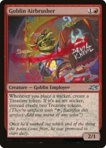 Goblin Airbrusher (Galaxy Foil) - Unfinity (UNF), 394, casi nuevo - Imagen 1 de 1