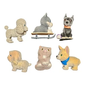 Welpe in meiner Tasche und Kätzchen in meiner Tasche Menge 6 flauschige Tierfiguren - Bild 1 von 8