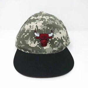 Chicago Bulls NBA SGA digital camo adjustable hook / loop strapback hat cap - Picture 1 of 9