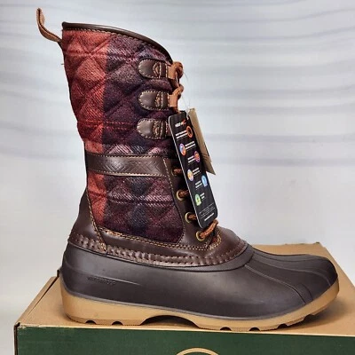 Talla 4 Niños - Kamik Sierra Heritage 1898 Botas de Pato Impermeables - Marrón Oscuro Foto 1 de 4