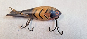 Vintage Luxon Baron  Black Bomber Fishing Lure - Picture 1 of 5