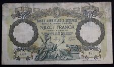 ALBANIA 20 FRANGA, 1939 - ITALY & GERMANY OCCUPATION - Large Size Banknote