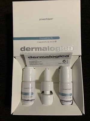 Dermalogica Powerfoliant2 ChromaWhite.  2 vials at 0.3 oz / 8.9 ml. - New In Box - Image 1 of 3