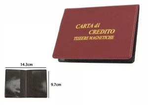 Porta Carta Di Credito Custodia Tessera In Plastica Con Display Protezione dfh - Foto 1 di 1