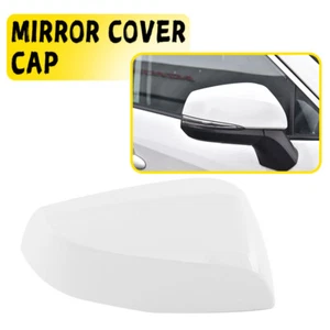 Right Side White Rearview Wing Mirror Cover Cap For Toyota RAV4 2021-2024 Clip - Picture 1 of 11