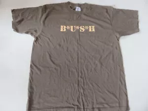 BUSH B*U*S*H ORIGINAL 1995 VINTAGE PROMO XL T-Shirt GAVIN ROSSDALE M*A*S*H STYLE - Imagen 1 de 9
