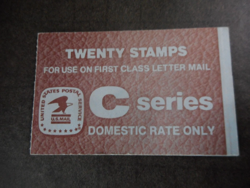 Scott 1948a, 20 cent, "C" Brown Eagle, Booklet pane of 20 - Image 1 of 1