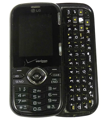LG Cosmos VN250 - Black ( Verizon ) Cellular Slider Phone - Image 1 of 3