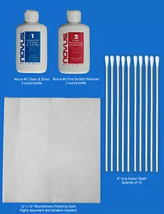 Kit de limpieza de campo de juego para máquina de pinball - incluye esmalte y hisopos de limpieza Novus - Imagen 1 de 1