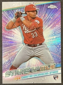 2024 Topps Series 1 Christian Encarnacion-Strand Stars of MLB Chrome RC #CSMLB-7 - Picture 1 of 2