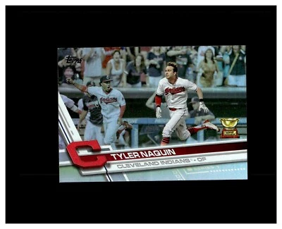 2017 Topps Rainbow Foil Parallel #203 Tyler Naquin Cleveland Indians - Image 1 of 2