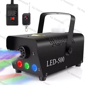 500W LED Smoke Fog Machine RGB Color Stage Fogger Effect Halloween Disco Club - Picture 1 of 13