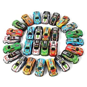 28 Pack Pull Back Cars for Kids, Mini Vehicles Toy Bulk Party Favor Race Cars - Picture 1 of 8