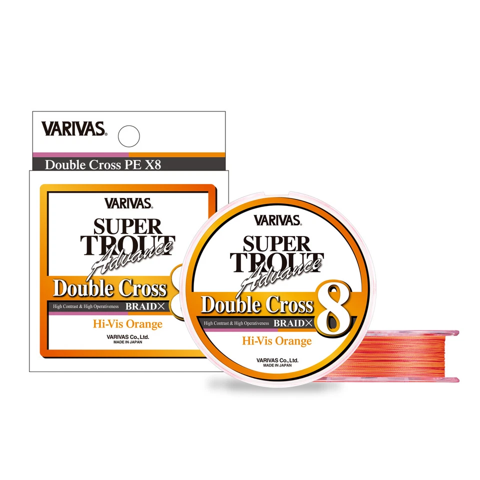 Varivas P.E Line Trout Advance Double X X8 Orange 100M 0.6 9.6Lb 878 From