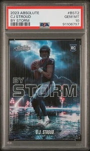 CJ STROUD PSA 10 GEM MINT 2023 Absolute By Storm ROOKIE #BST2 TEXANS STAR QB - Picture 1 of 2