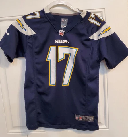 Nike On Field San Diego Chargers Phillip Rivers Blue Football Jersey Youth M Cover