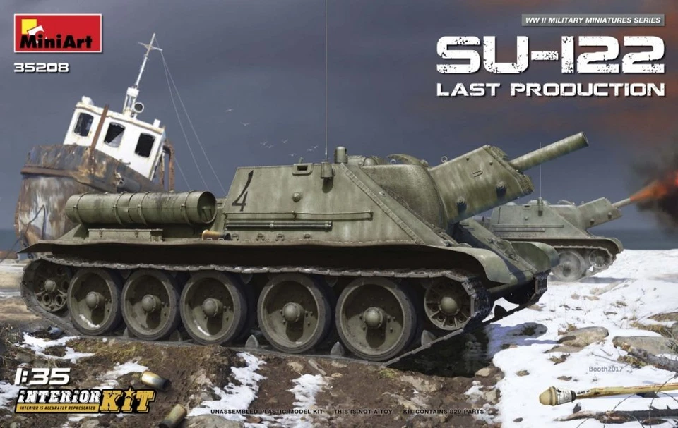 Miniart 1 35 - Su-122 (lastproduction) con interno