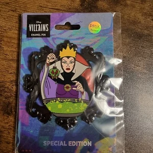 Pink A La Mode Evil Queen Apple Cameo Pin LE400 Disney Villains Snow White PALM - Picture 1 of 3