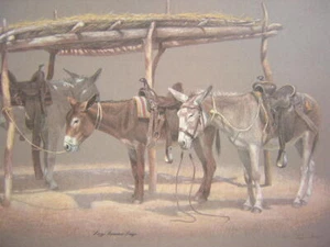 Stampa artistica Wayne Baize Lazy Summer Days Mule edizione limitata - Foto 1 di 2